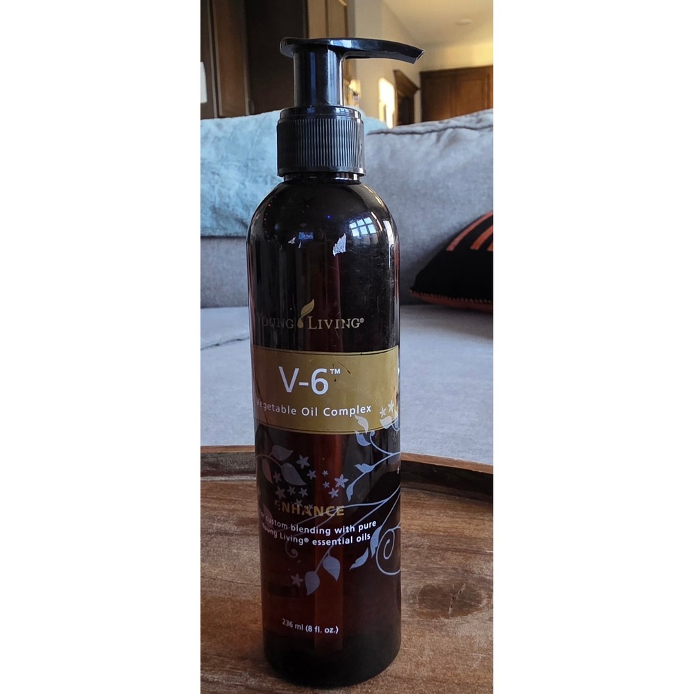 Young Living V-6 Vegetable Oil Complex 8 fl oz Carrier Oil for Essential Oils